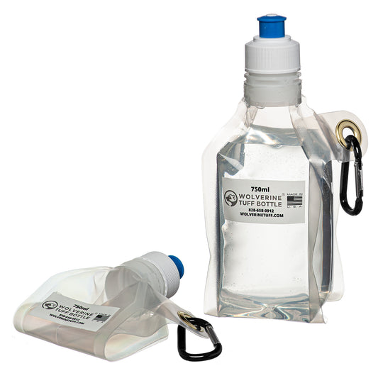 Wolverine Tuff Bottle® Camper Package - 750ml, 1 Gallon, and 5.3 Gallon Containers