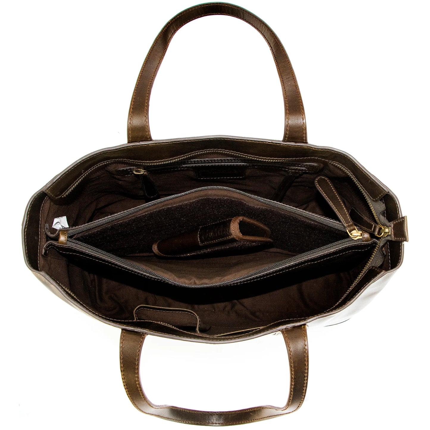 Cameleon Gaia Conceal Carry - Purse Open Tote Brown Leather