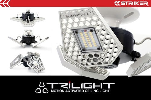 Striker Trilight Motion - Activated Garage-work Light