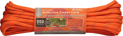 Arb Sol Fire Lite Reflective - Tinder Cord 30' Poly 550