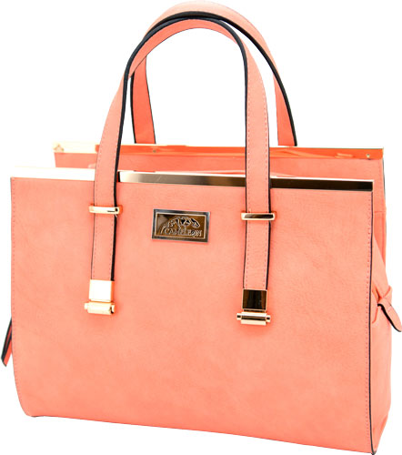 Cameleon Cora Conceal Carry - Purse Structured Handbag Peach