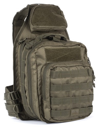 Red Rock Recon Sling Bag Od - Tear Away Feature Main Compart