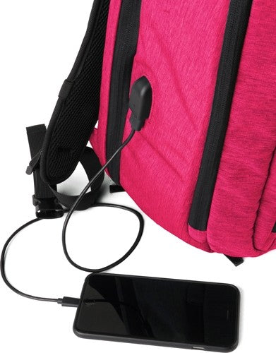 Guard Dog Proshield Smart Pink - Bulletproof-charging Backpack