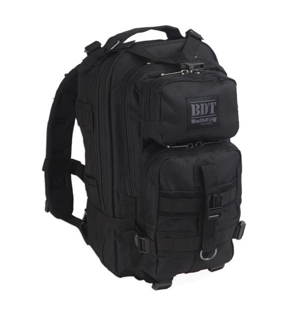 Bulldog Compact Backpack Black - W- Molle